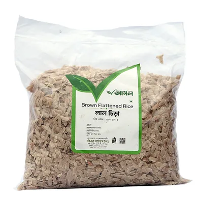 Ashol Brown Flattened Rice (Lal Chira) - - 500Gm - Rokomari product